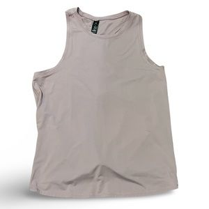 Yogalicious Open Tie Back Racerback - Lilac, Size Medium